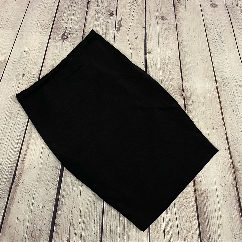 FASHION NOVA Skirt Mini Bodycon Black-Small